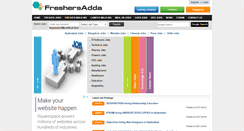 Desktop Screenshot of freshersadda.com